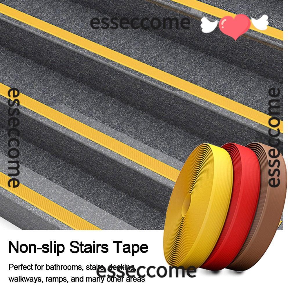 Esseccome แถบบันไดบันไดกันลื่นแบบมีกาวในตัว, แถบกด PVC Step Protector พรมบันได