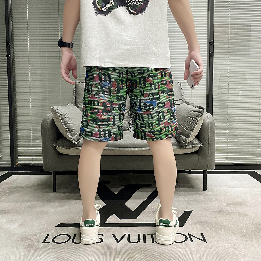 AP Stores กางเกงลำลองแฟชั่นน่ารัก กางเกงขาสั้นสามารถสวมใส่ได้ทั้งชายหญิง ลวดลายสมัยใหม่ใส่สบาย QC-DK8020