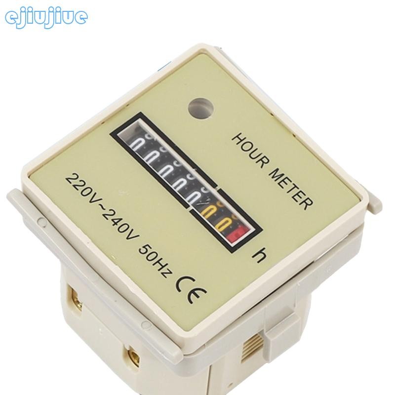 Cc Hour Meter Timers Counter 220V-240V 50Hz ปฏิบัติการชั่วโมง Counter Gauge สําหรับ Industler
