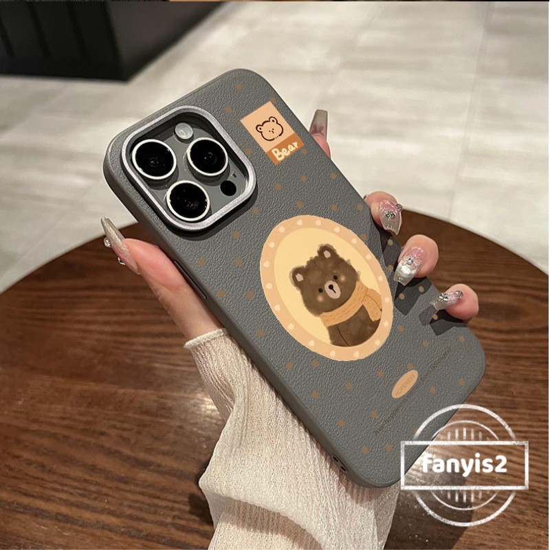 สําหรับoppo A3X A18 A57 A16 A15 A58 A60 A77 A79 A5S A3S A53 A54 A55 A5 A9 A12 A98 A78 A74 A92 A93 A94 เคสหนังหรูหราการ์ตูนกันกระแทกหมีน่ารัก ราคา ถูกที่สุด ดีลบีเคเค แกลเลอรีภาพที่ 8