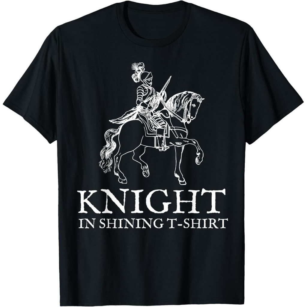 Knight In Shining Armor Halloween Renaissance Fair เสื้อยืด