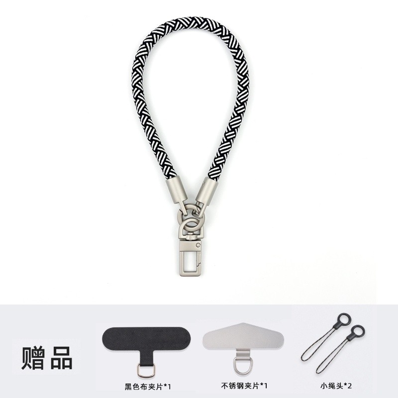 แฟชั่น High-End ไทเทเนียมสีโทรศัพท์มือถือ Lanyard ข้อมือสไตล์ปรับข้อมือสไตล์สายคล้องมือ High-End Simple
