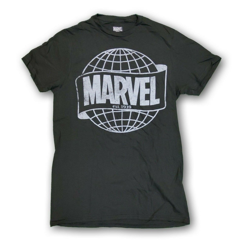 แฟชั่น Tee Design Sleeves Marvel Mad Engine เสื้อยืดผู้ชายผ้าฝ้ายวันพ่อ