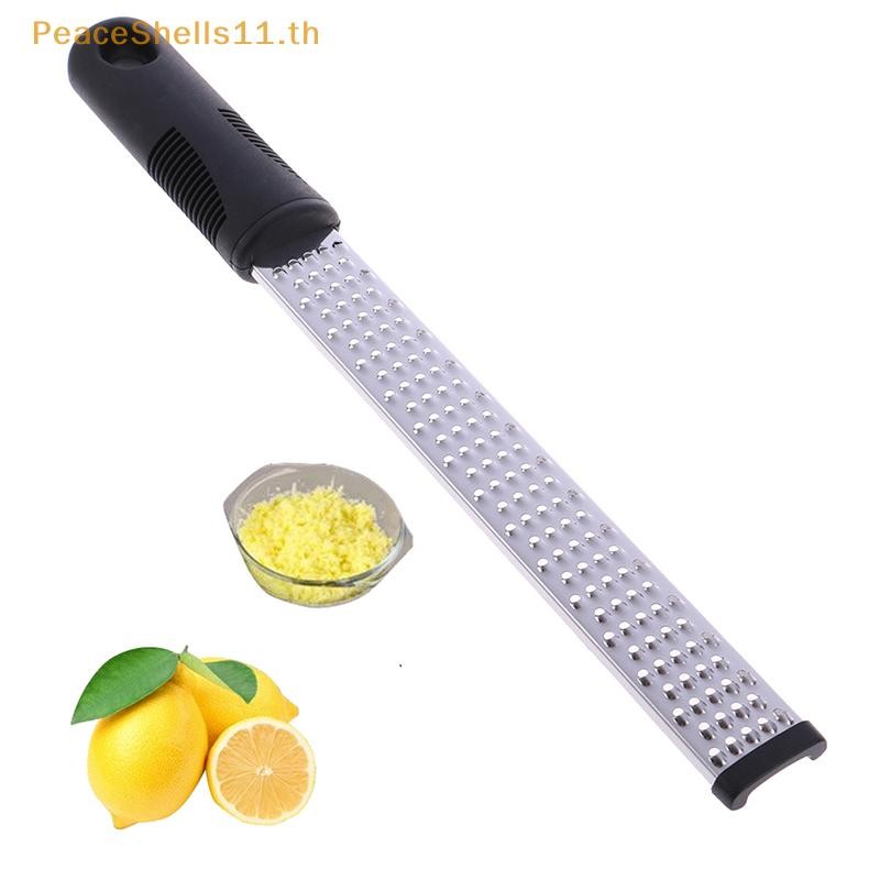 Peaceshells Kitchen Lemon Fruit Peeler ชีส Zester Microplane เครื่องขูดผักผลไม้ TH