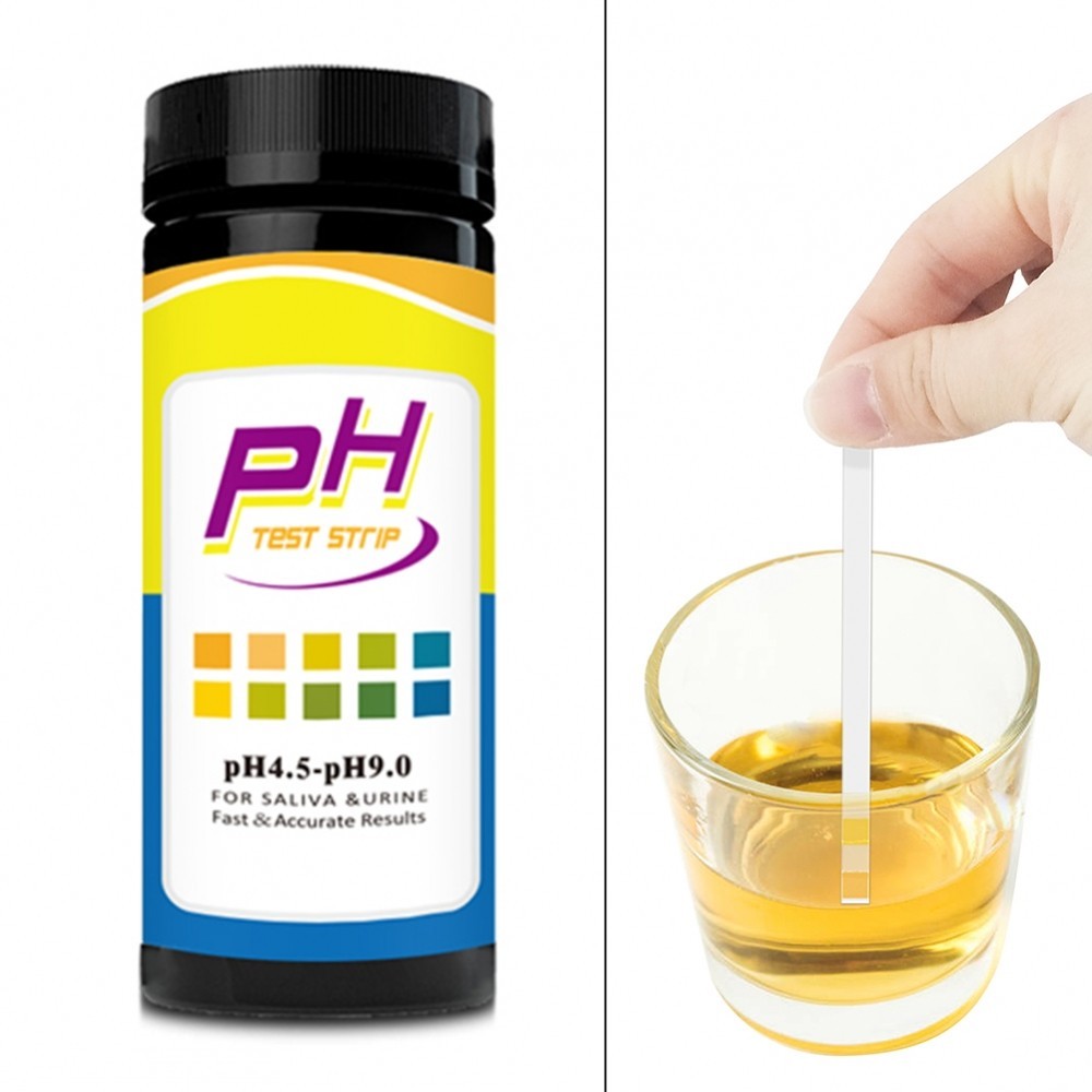 pH Level Testing Made Easy Get Your Pack of 100 Strips Ranging from 4 5 to 9