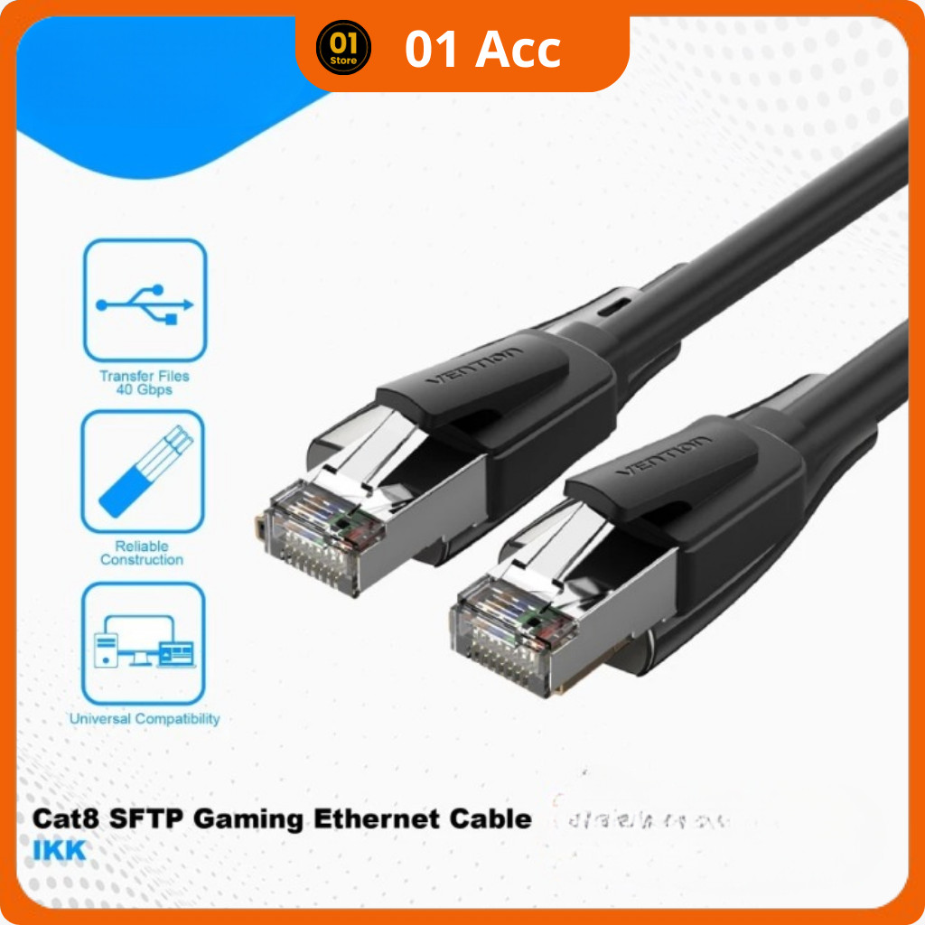 Vention Cat8 SFTP Gaming Patch LAN Cable - ร้านค้า ACC