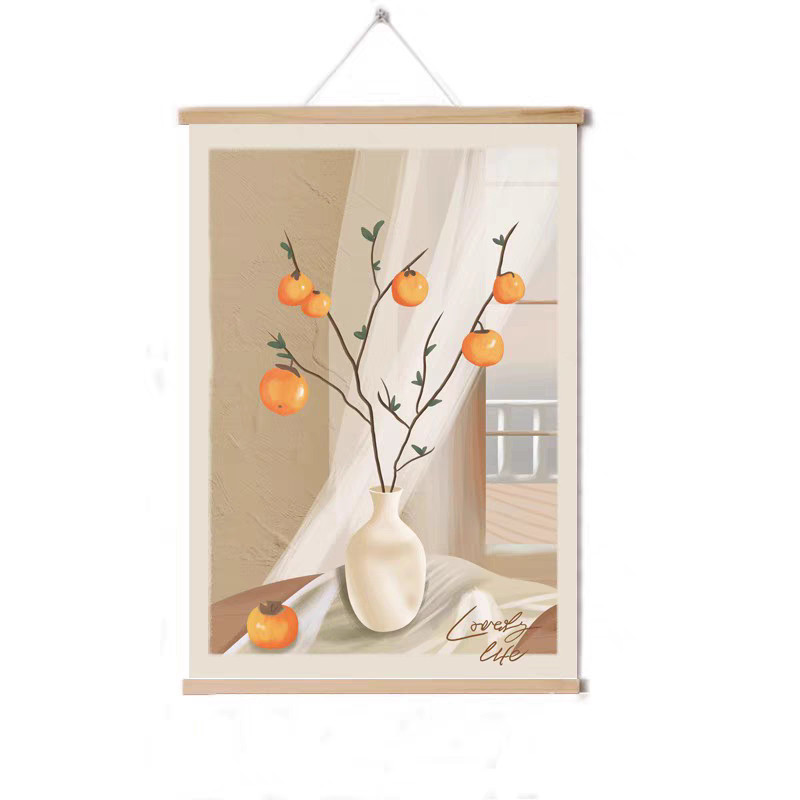 อิน สไตล์ครีมสไตล์ห้องนั่งเล่นภาพวาดผนังห้องรับประทานอาหารข้างเตียงตกแต่งผนังภาพวาดห้องนอนเมตรกล่องบล็อกแสงหรูหรา - รูปที่ 7