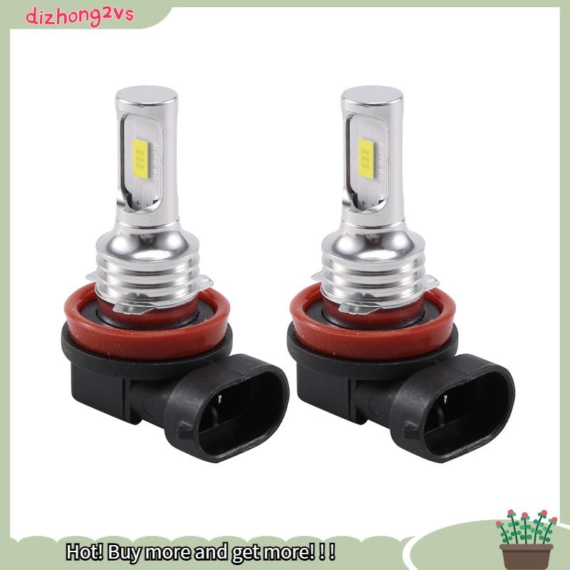 [dizhong2vs]Super Bright H8 H9 H11 ชุดหลอดไฟหน้า LED HIGH/LOW Beam Light 8000LM 8000K Ice Blue 80W