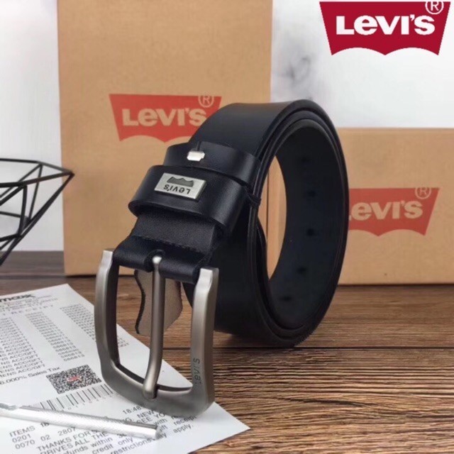 เข็มขัดลีวายส์ ลีวาย เข็มขัดหนังแท้ Levi’s belt LV2