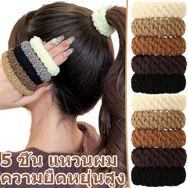 ผู้ถือหางม้ายืดหยุ่นสูง-ข้นไม่มีรอยต่อผ้าขนหนูผมเชือก-แฟชั่นที่เรียบง่ายผมแถบ-เกาหลีไนล่อน ส กรุบกรอบ -สําหรับสาวเลดี้ผู้หญิง