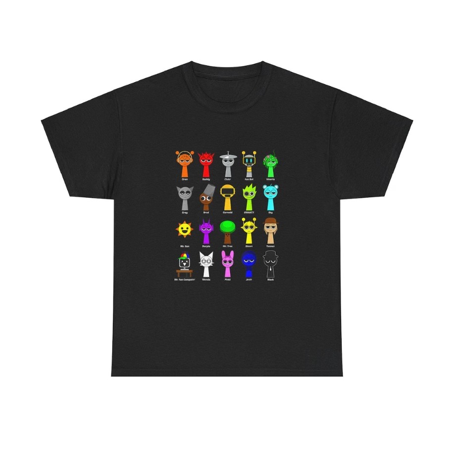 เด็ก เสื้อยืด Sprunki เสื้อยืด All my toys Spr-unki100CM-150CM Sprunki เด็กท็อปส์ชุด
