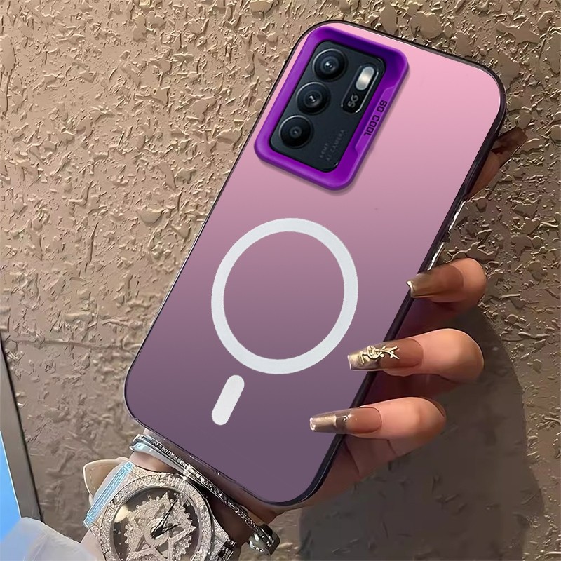 ปลอกoppo Reno 6 4g OPPO a16 OPPO Reno6 5Gเคสโทรศัพท์เคสแข็งTPUเคสโทรศัพท์แบบแข็งเคสกันกระแทกดีไซน์ใหม่ความงามไร้สายแม่เหล็กCYBSWX01