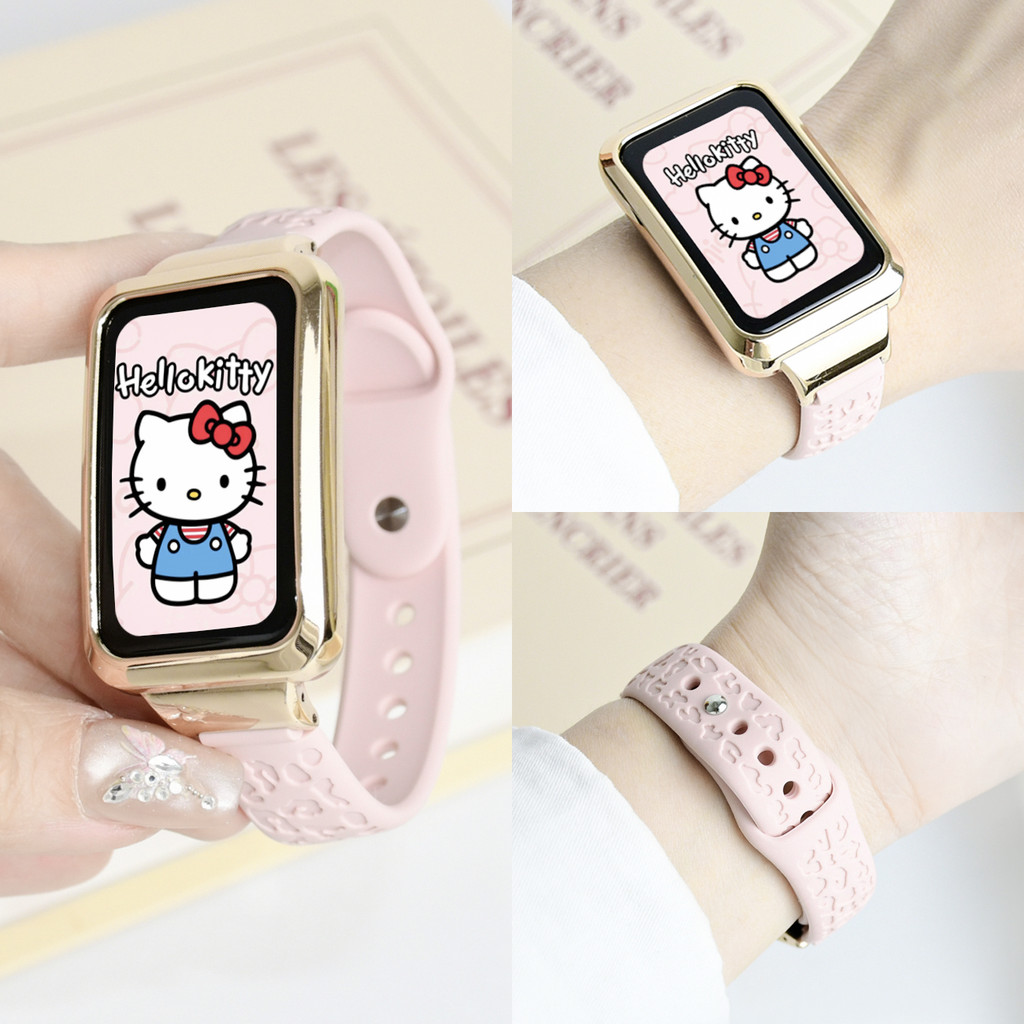 สายซิลิโคนลายแกะสลักร้อนสําหรับ Oppo Band 2