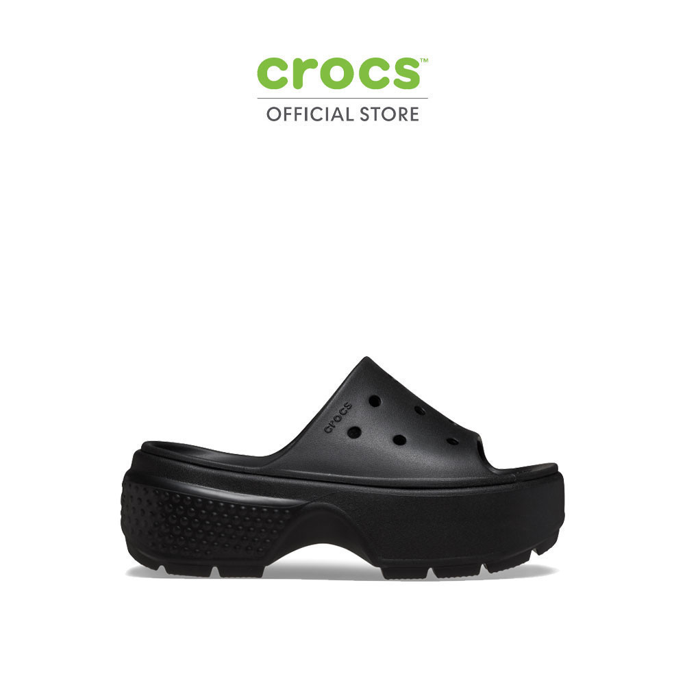 CROCS รองเท้าแตะผู้ใหญ่ STOMP SLIDE รุ่น 209346001 - BLACK