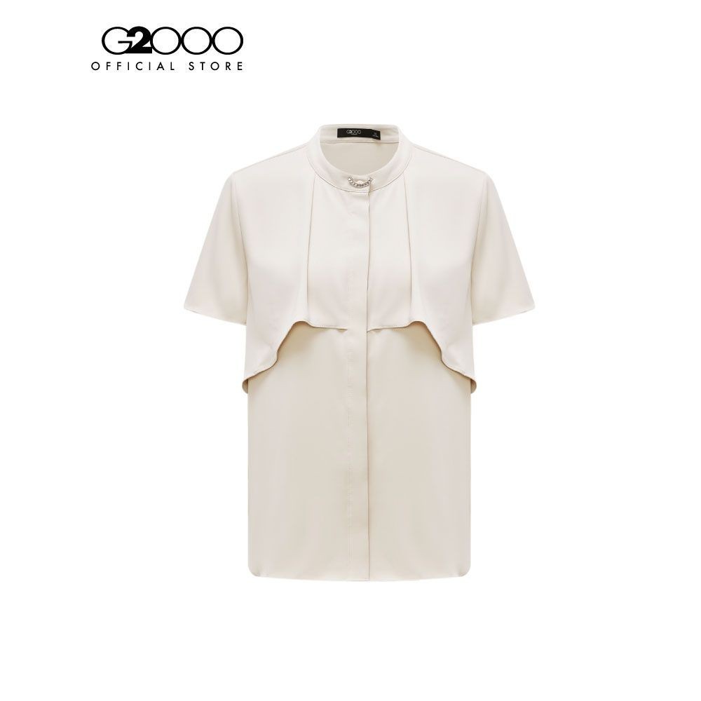 G2000 เสื้อเบลาส์สำหรับผู้หญิง ทรง Regular Fit รุ่น 4124111121 BEIGE