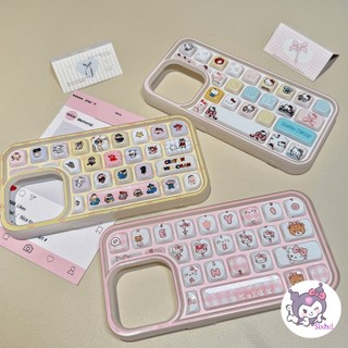 [รูปร่างคีย์บอร์ด]เข้ากันได้กับIPhone 16 15 14 13 12 11 Pro Maxน่ารักJellycatสเตอริโอคีย์บอร์ดเคสโทรศัพท์Ins Crayon Shinchanกันกระแทกฝาครอบโทรศัพท์นุ่ม