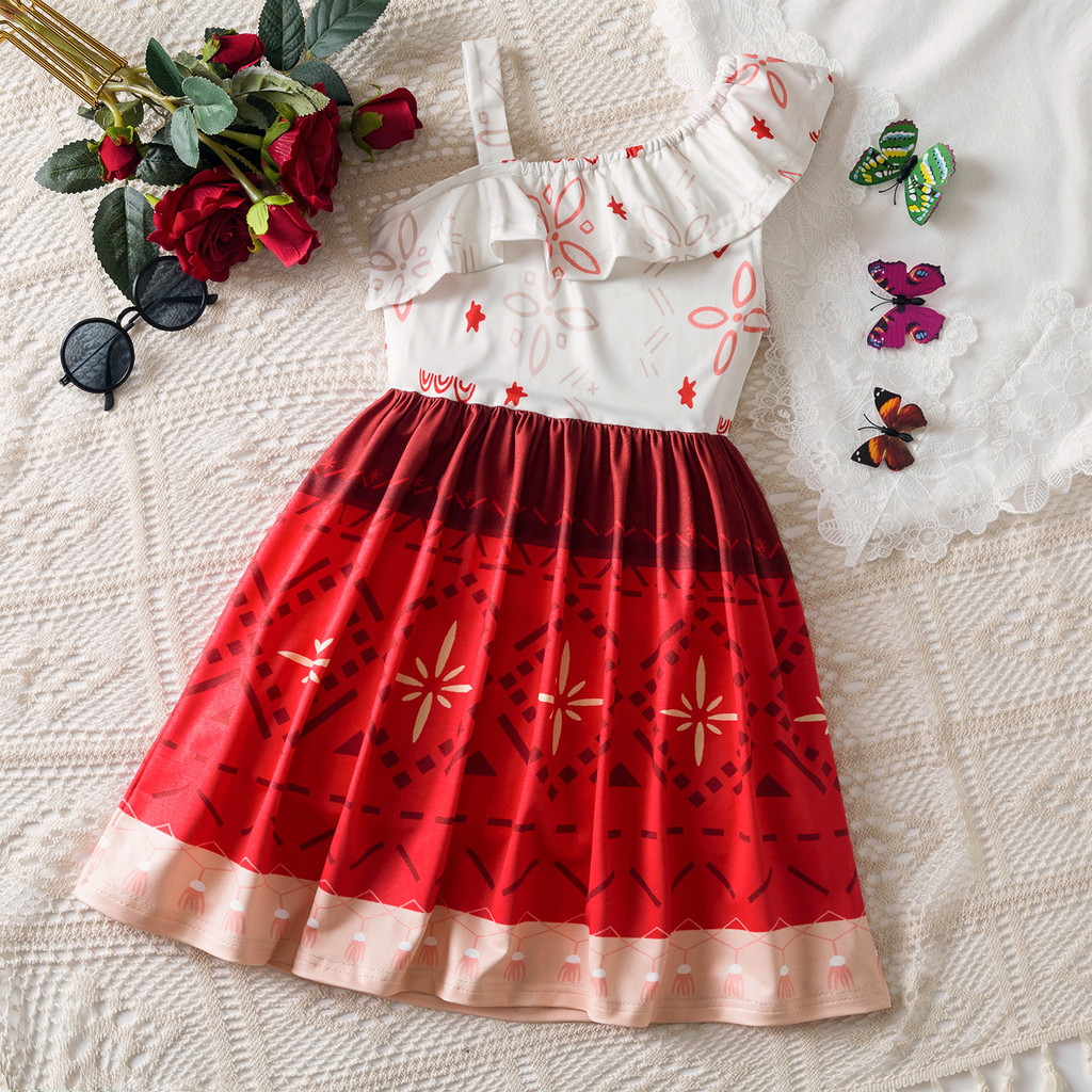 NNJXD Moana Cosplay Costume Kids Dress for Birthday Party Baby Girl Sets Halloween Christmas Princess Dresses