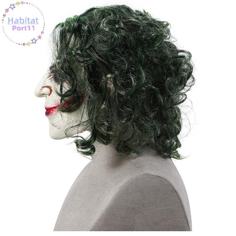 HabitatPort ฮาโลวีนคอสเพลย์สยองขวัญน่ากลัว Clown หน้ากากผมสีเขียว th ราคา ถูกที่สุด ดีลบีเคเค แกลเลอรีภาพที่ 7