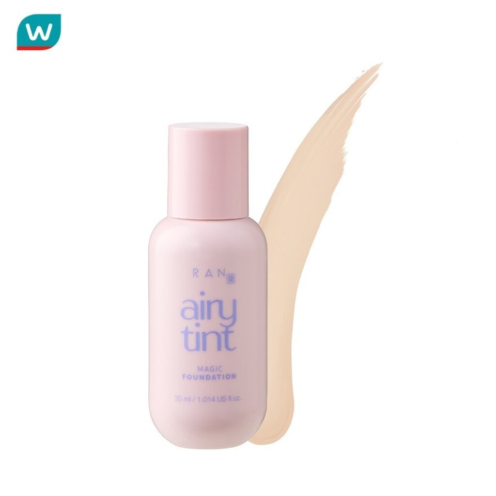 Ran รัน แอรี่ ทิ้นท์ เมจิก ฟาวน์เดชั่น SPF30 PA++ 30ก. 01/5 เบจ