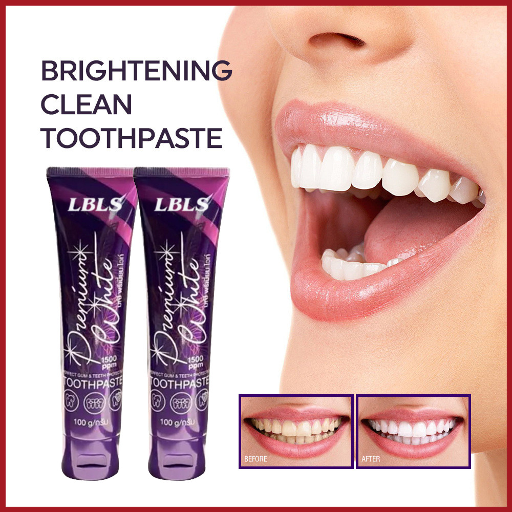 LBLS Toothpaste ยาสีฟัน ยาสีฟันสมุนไพร มีฟลูออไรด์ ลดกลิ่นปาก ป้องกันฟันผุ สูตรสมุนไพร Toothpaste 100กรัม