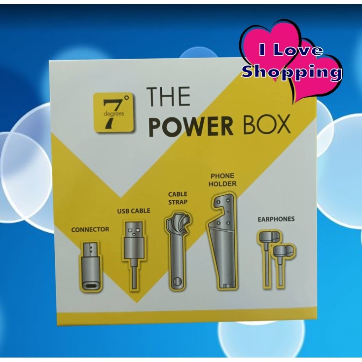 7 DEGREES THE POWER BOX (ชุดอุปกรณ์เสริมสำหรับมือถือ)