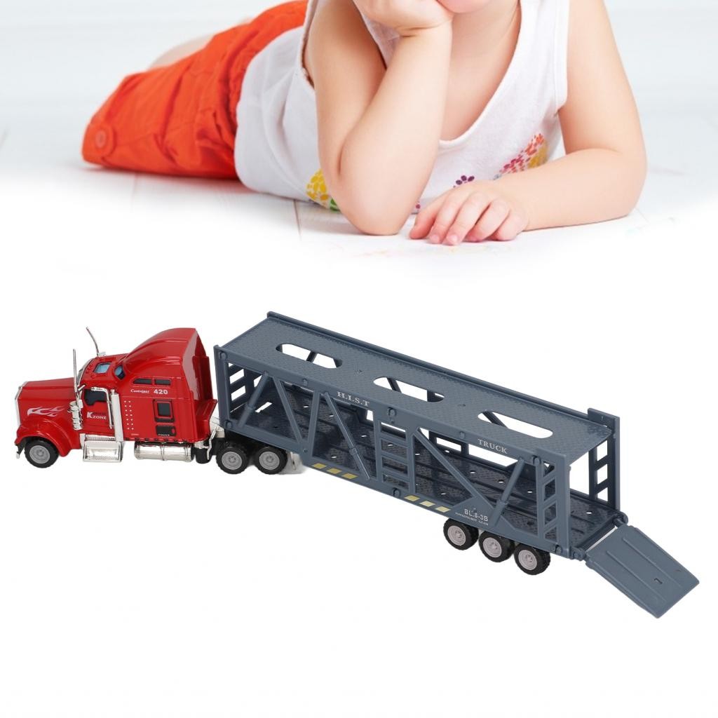 RC Container Truck Model Model Toy 1/65 สำหรับเด็กบ้าน