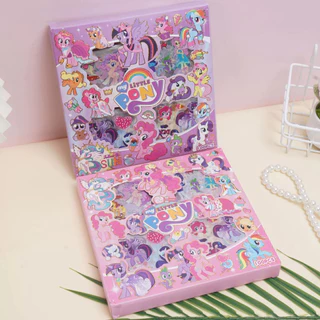 (🇹🇭สติ๊กเกอร์เซ็ต) 🦄มายลิตเติ้ลโพนี่ Stickers 100 ชิ้น กล่องใหญ่ PVC น่ารักกันน้ำ สติ๊กเกอร์ไดคัท ลายน่ารัก พร้อมส่งใ