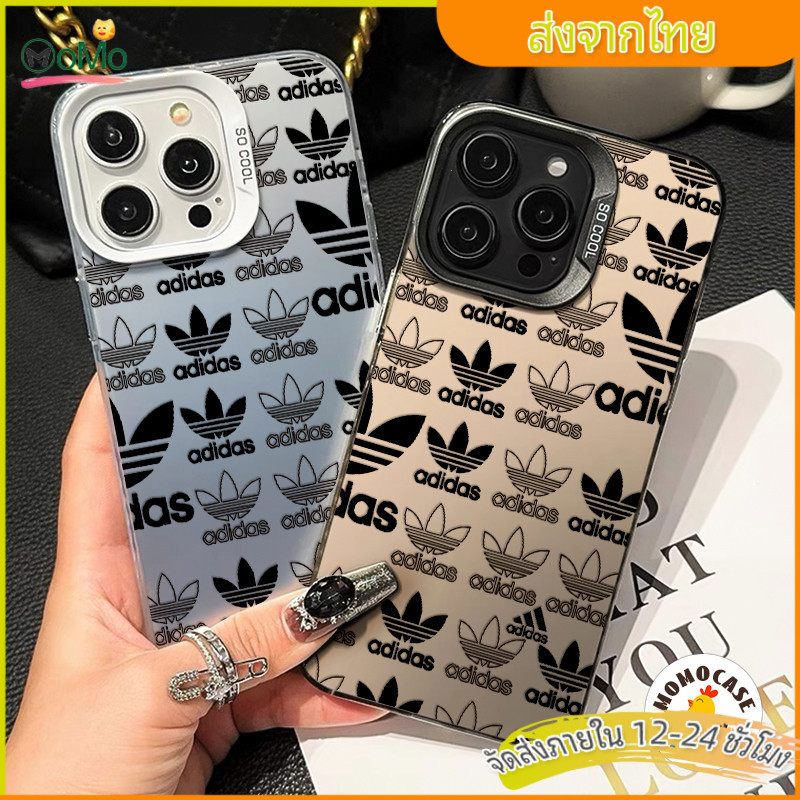 🔥การจัดส่งในท้องถิ่น🔥โลโก้หรูหราที่สร้างสรรค์บิ๊กเนม เคส iPhone 16 15 14 13 11 Pro Max X XR XSMAX 8 7 Plus กรณีกันกระแทก