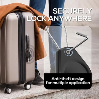 ที่ใส่พวงกุญแจ AirTag กันน้ํา - เคสล็อคแท็กอากาศพร้อมสายไฟเข้ากันได้กับ AirTags, เคสป้องกันป้องกันการสูญหายที่ทนทานเป็นพิเศษพร้อมพวงกุญแจสําหรับกระเป๋าเดินทาง, กุญแจ, กระเ