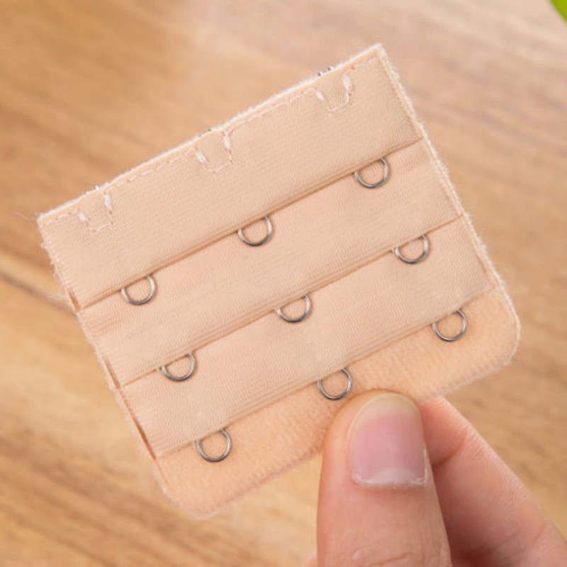 3/6/12ชิ้น ชุดชั้นในขยายหัวเข็มขัด3แถว2/3/4ตะขอ | สายรัดชุดชั้นในแบบปรับได้ เครื่องขยาย สําหรับผู้หญิง, จับมือทนทานด้วยไฟฟ้า, (สีดํา/ขาว/ผิว/ชมพู) 5.2-7.6ซม - รูปที่ 5