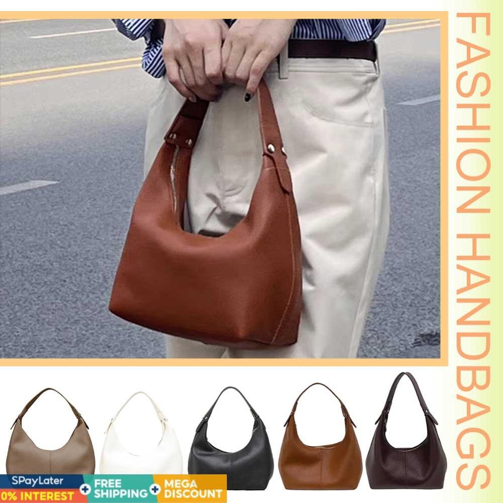 UK Women Retro Shoulder Bag PU Leather Fashion Tote Handbag Girls Outdoor Daily