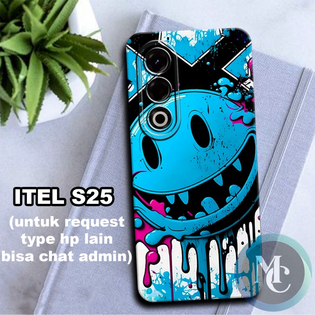 CC19/ เคสยางยืดหยุ่นสําหรับ ITEL S25/ลายเด็กผู้ชาย/เคส ITEL S25/เคส ITEL S25/ITEL S25 softcase/ITEL 