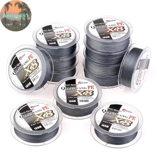 Annasun 100M 8 Strands PE สายตกปลา Multifilament สายตกปลาที่แข็งแกร่ง Travel Sea/Stream สายตกปลา TH