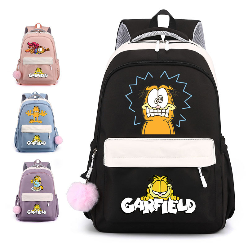Anime Garfield Bagpack Laptop Backpack School Travel Bag Student Stationery