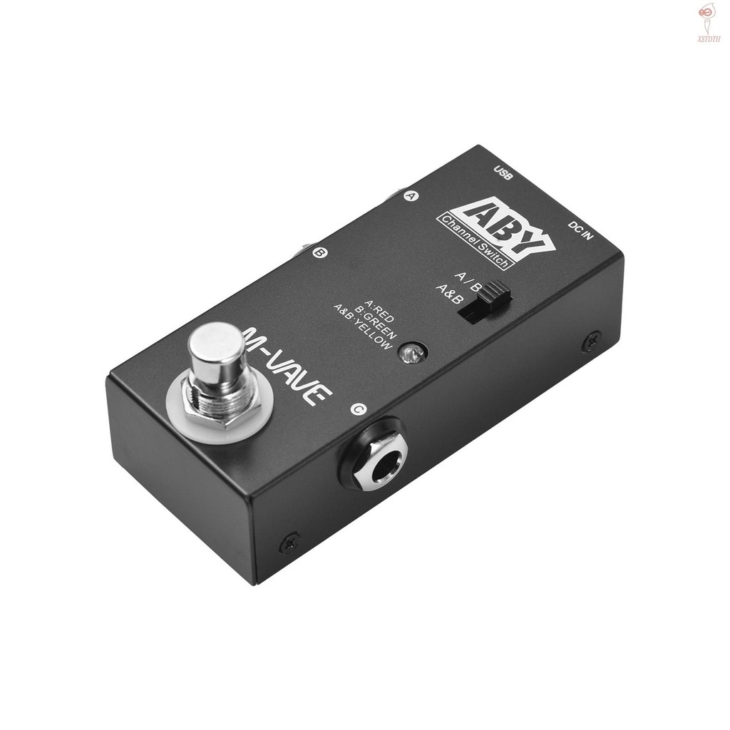 ขายร้อน M-VAVE ABY Line Selector AB Switch Mini Guitar Effect Pedal True Bypass Guitar Bass Pedal AB