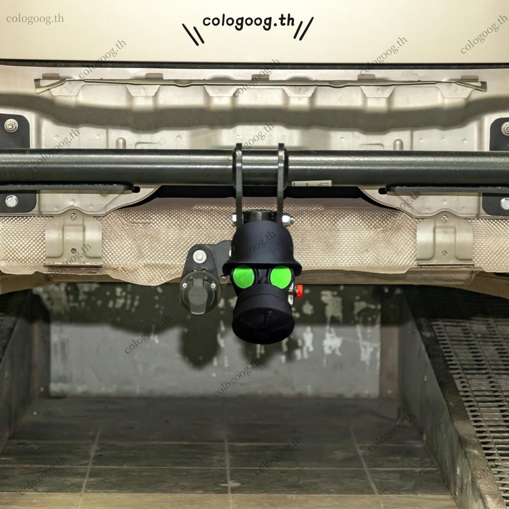 [colog.th] Trailer Hitch Cover Car Dust Plug Cover Hook Helmet and Gas Mask Design Hitch Trail Hitch