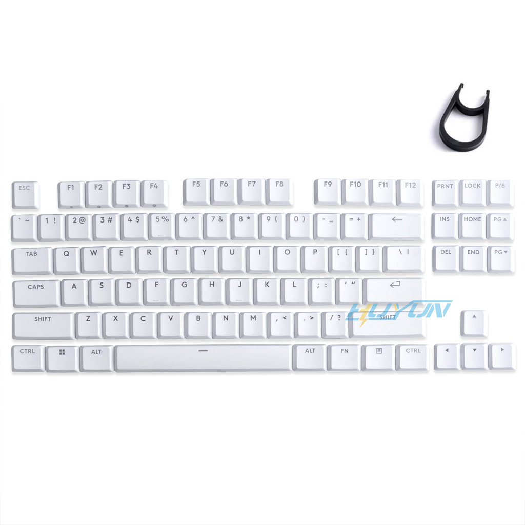 ยี่ห้อใหม่ Original Logitech G915 X TKL Keycap PBT โปร่งแสง 87/109 คีย์ปรับให้เข้ากับเพลาข้ามต่ําต่ํ