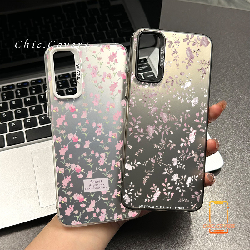 สำหรับ Vivo Y200 Y20 Y20s Y12s Y12A Y17 Y12 Y15 Y11 Y12i Y15A  ดอกไม้สีชมพูโทรศัพท์วิโว่ V40 V40PRO Y18 Y18s Y18E – โปรปัง