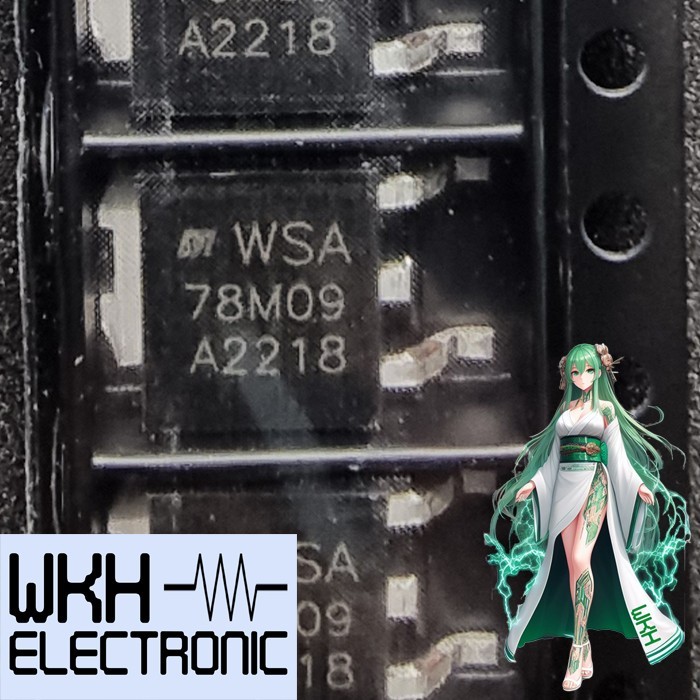 เครื่องมือชิ้นส่วน 78M09 9V 7809 SMT regulator TO-252 SMD IC L7809 L 7809 0.5A