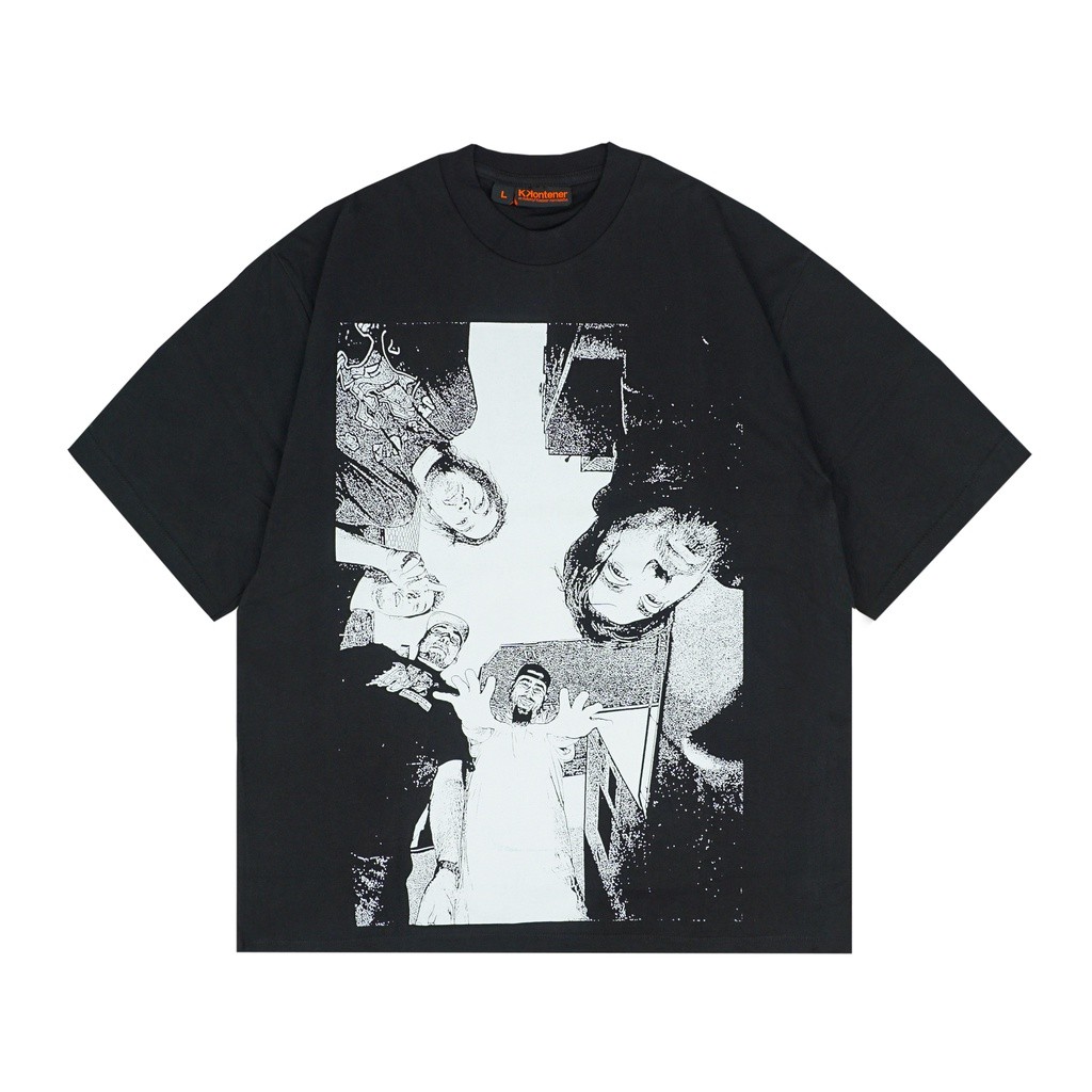 เสื้อยืด Deftones Relaxed Fit สีดํา