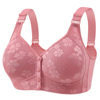 36-50 ขนาดใหม่แม่วัยกลางคนและผู้สูงอายุขนาดใหญ่จัดแต่งทรงผมถ้วยด้านหน้าหัวเข็มขัดบางชุดชั้นในสตรีไม่มีแหวนเหล็กปรับสายคล้องไหล่ป้องกันการหย่อนคล้อยสบา