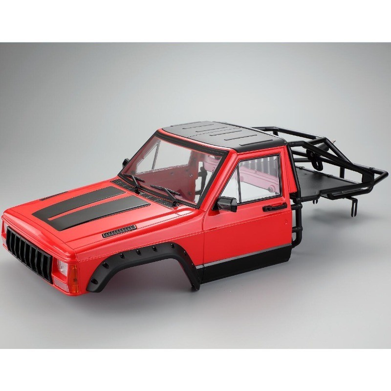 RC รถ Cherokee Body Cab & Back-Half Cage สําหรับ 1/10 RC Crawler TRX4 Axial SCX10 90046