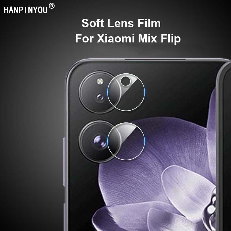 ตัวป้องกันเลนส์สําหรับ Xiaomi Mix Flip 2 Flip2 Ultra Clear Slim Back Camera Cover Soft Film - ไม่ใช่กระจกนิรภัย