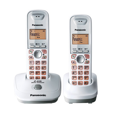 โทรศัพท์ไร้สาย ขาว Panasonic KX-TG3552BXW