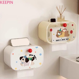 เก็บไว้ ที่ใส่ทิชชู่ลายการ์ตูน,พลาสติกไม่เจาะกล่องทิชชู่ติดผ…