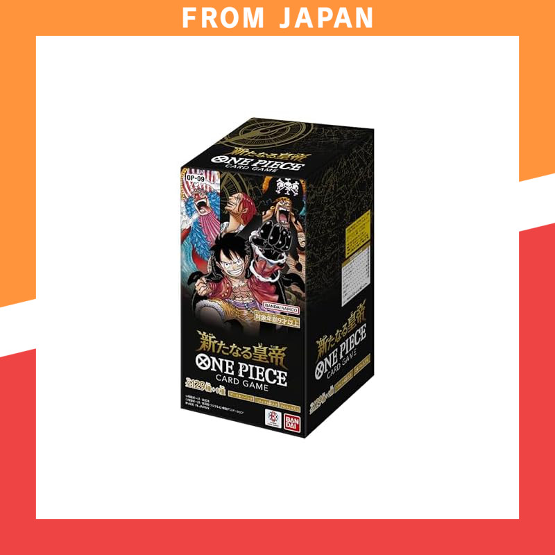 BANDAI ONE PIECE Card Game Booster Pack - The New Emperor [OP-09] (BOX) Contains 24 packs Age: 9 and