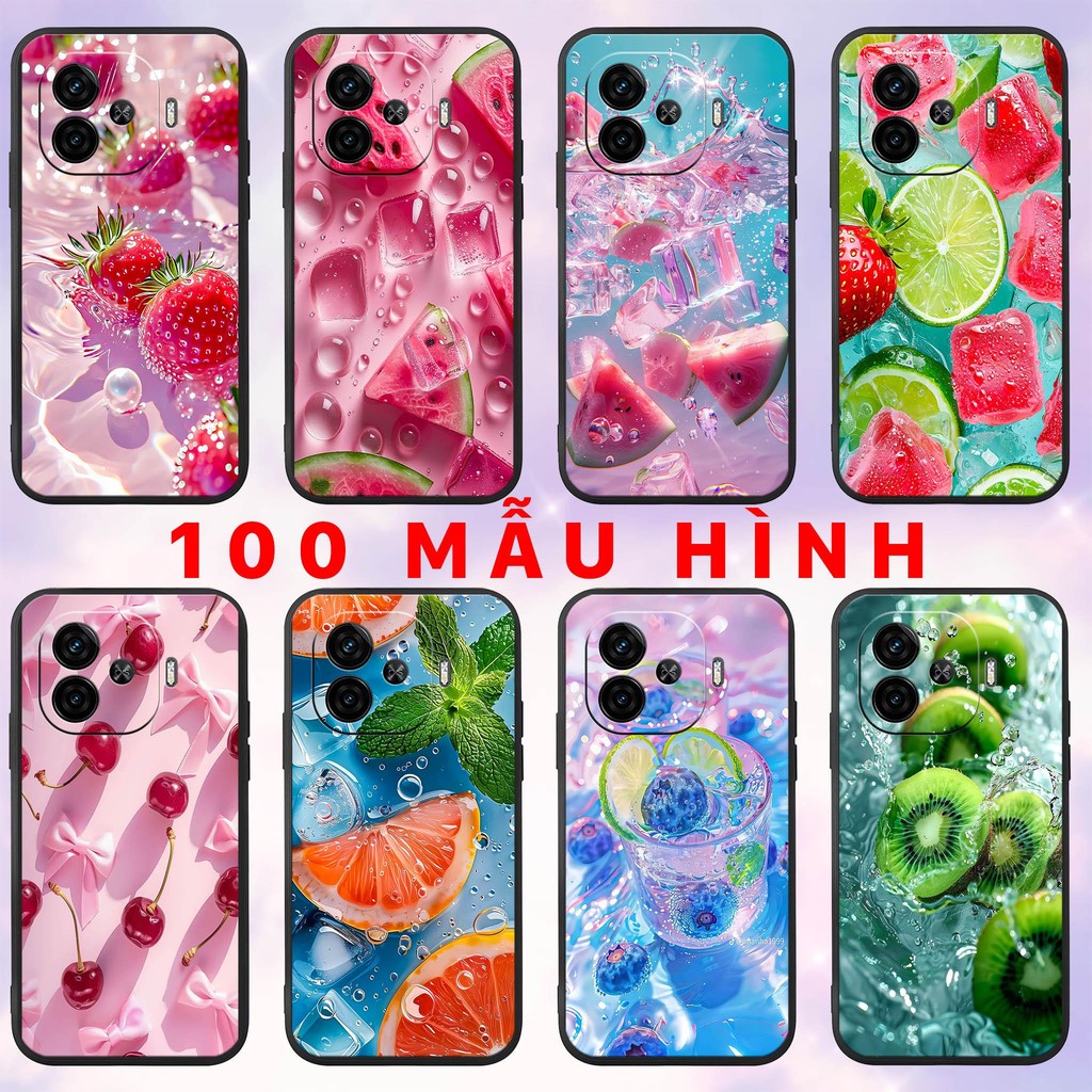 เคส Vivo iQOO Z9 Turbo - Z9 5G China - Z9 Turbo Plus - Z9 Turbo Endurance - Neo 10R - แตงโมสตรอเบอร์