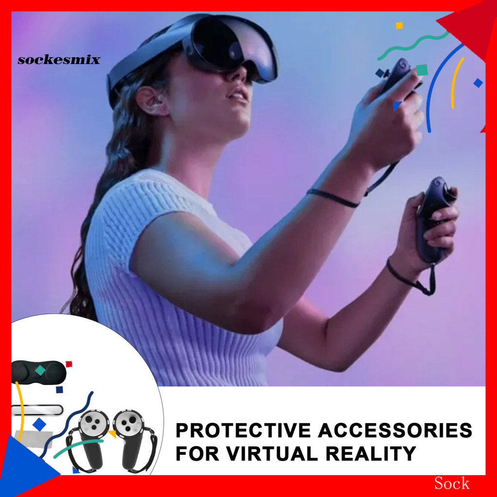 SX Vr Controller ป้องกันที่แม่นยํา Fit Vr Controller แขน Anti-slip Grip ซิลิโคน Controller Guard เลน