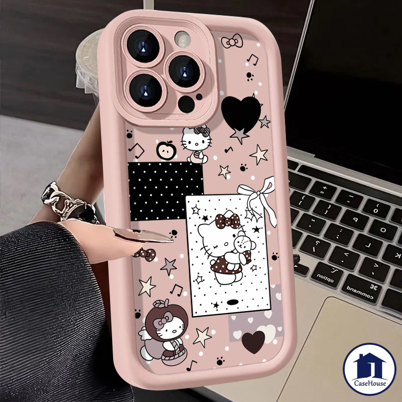 เคสนิ่มลายการ์ตูนแมวคิตตี้แฟชั่น เข้ากันได้กับ infinix Smart 8 6 7 5 Note 30 12 Pro Hot 40i 30i 11 Spark GO 10 20 20C