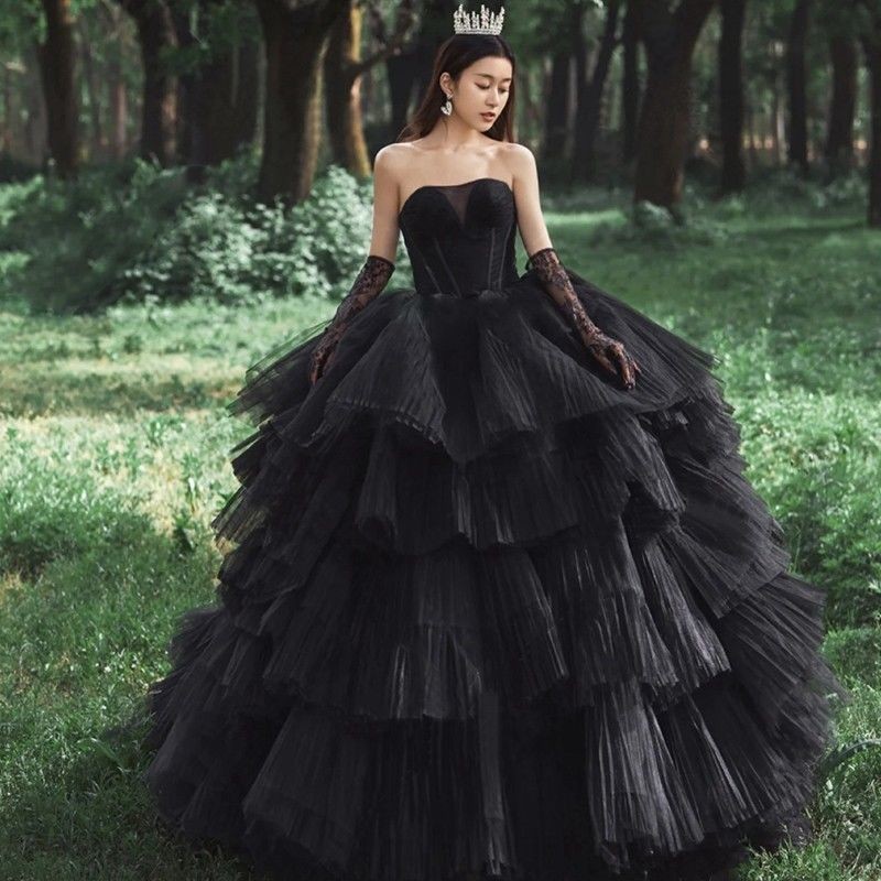 รูปแบบใหม่สตูดิโอถ่ายภาพธีมเสื้อผ้าที่เรียบง่ายสไตล์โมริหลอดสีดําด้านบนชุดแต่งงานสถานที่ท่องเที่ยวการถ่ายภาพการถ่ายภาพภาพชุ